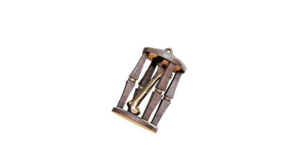 Gilded Fragment (Caged)