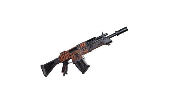 Braced Autogun (Fireclaw Camo)